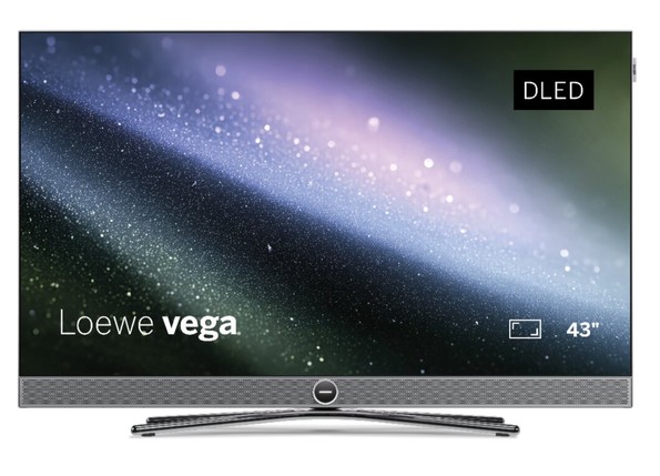 Loewe vega 43 — Alu Brushed + Black